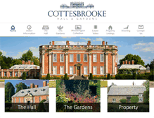 Tablet Screenshot of cottesbrooke.co.uk